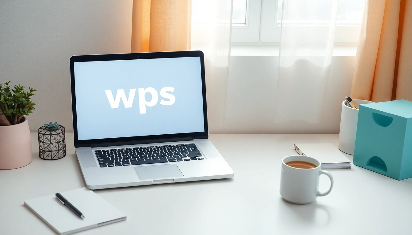 Utilize wps中文版 for seamless document creation in a cozy workspace.